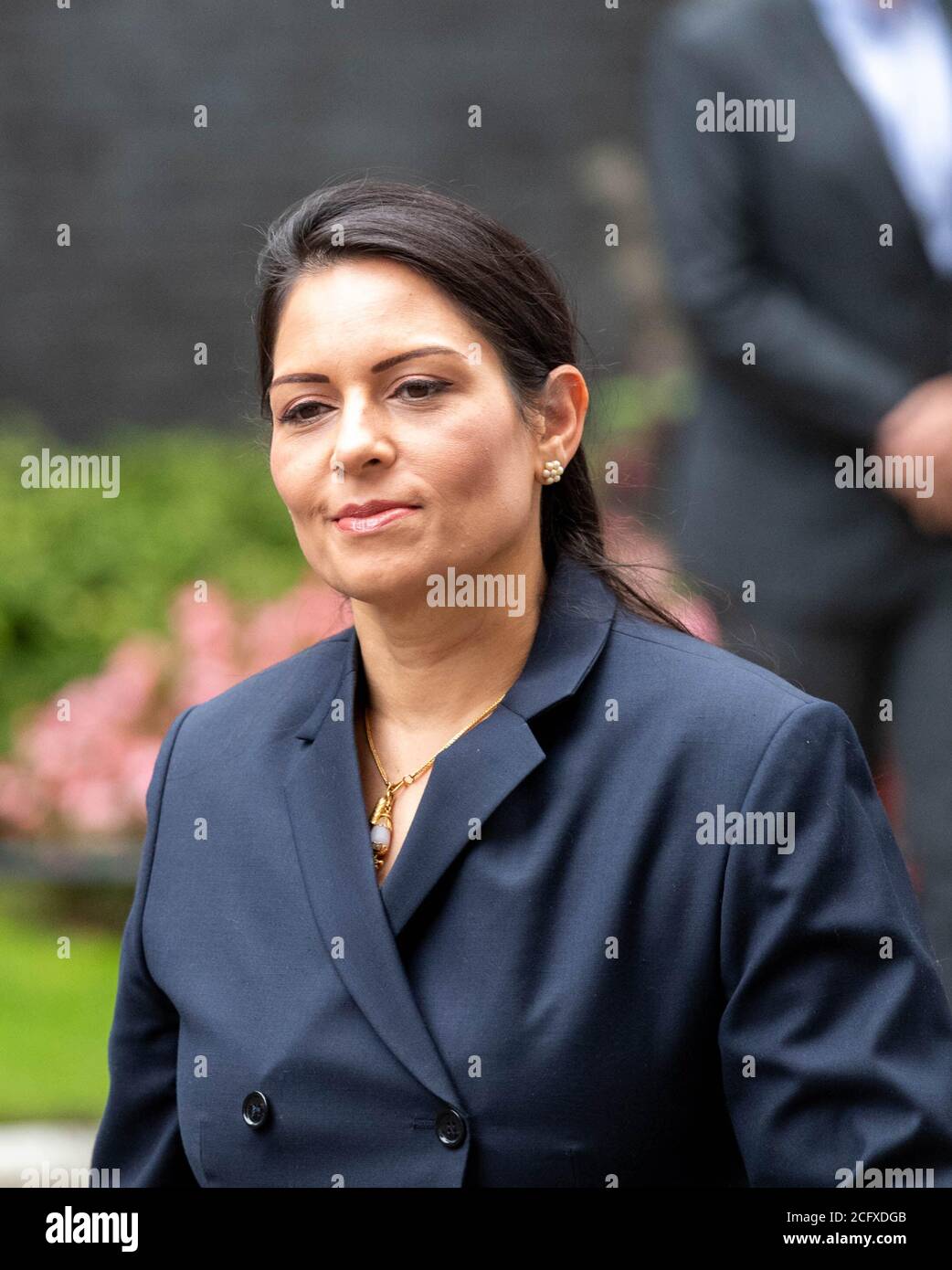 London, UK. 08th Sep, 2020. Pritti Patel, Home Secretary arrives at a cabinet meeting at FCO London. Credit: Ian Davidson/Alamy Live News Stock Photo