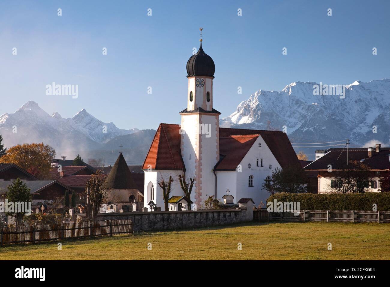 geography / travel, Germany, Bavaria, Wallgau, Upper Bavaria, Bavarian uplands, Werdenfelser Land (Wer, Additional-Rights-Clearance-Info-Not-Available Stock Photo