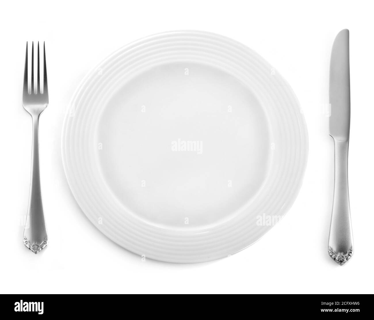 Dinner Place Setting Stock Photo Alamy