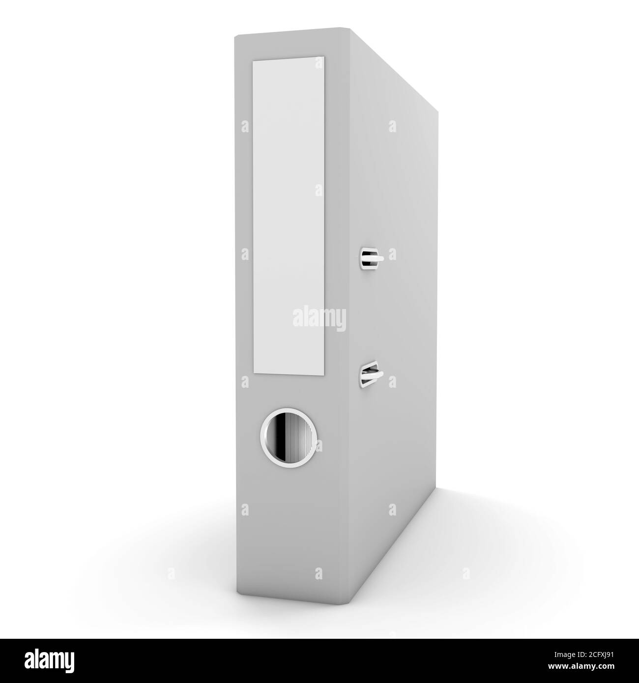 File folder isolated on white Stock Photo - Alamy