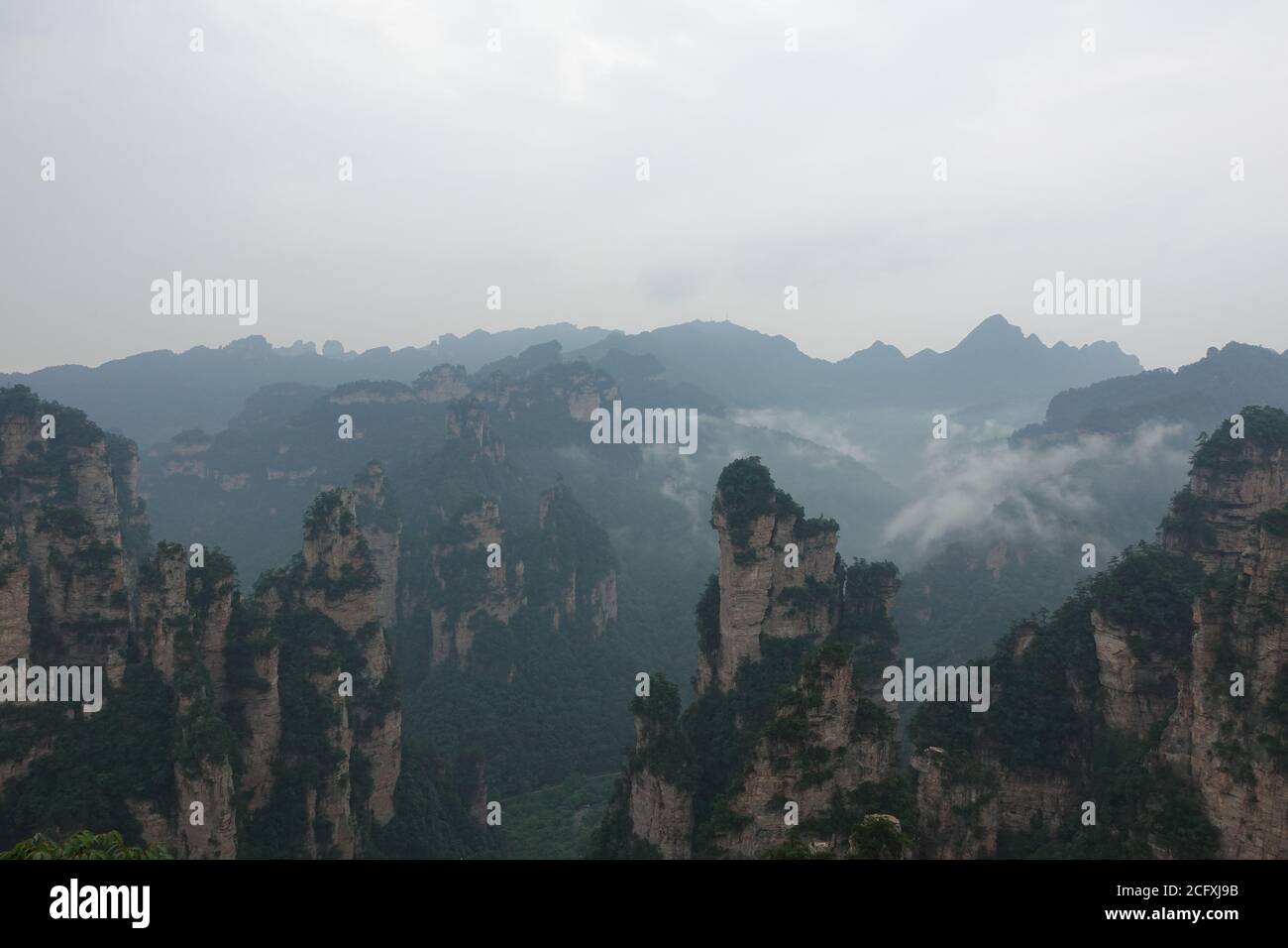 Zhangjiajie National Forest Park, Wulingyuan Scenic Area Stock Photo