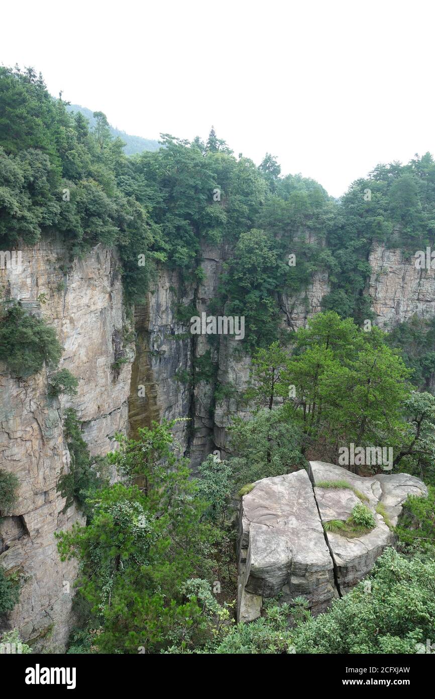 Zhangjiajie National Forest Park, Wulingyuan Scenic Area Stock Photo