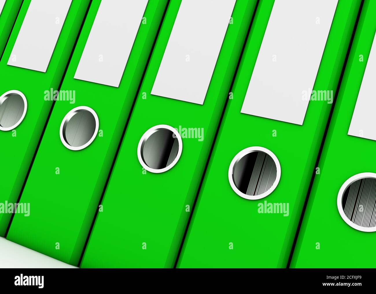 Ring binders on a shelf Stock Photo Alamy