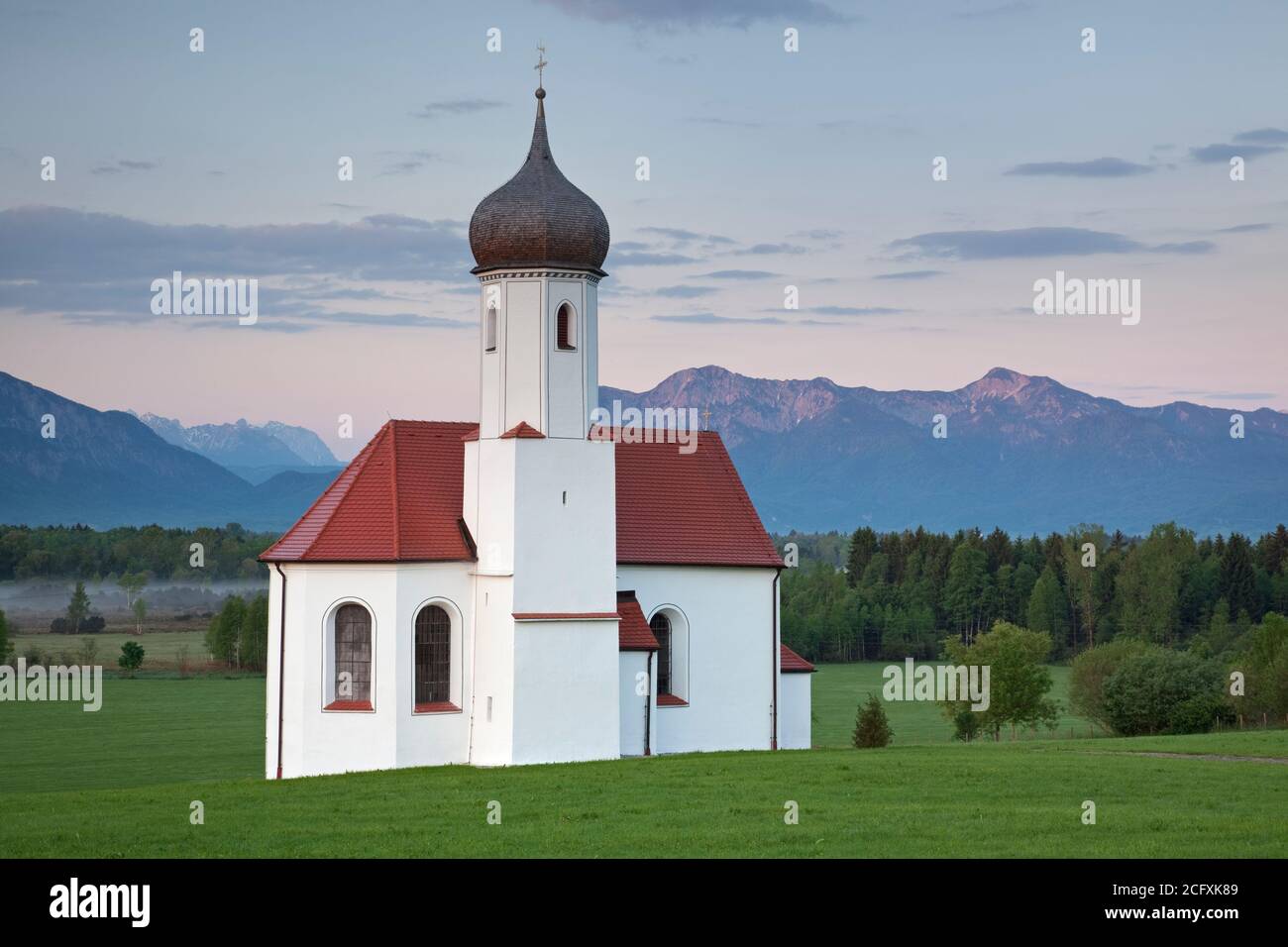 geography / travel, Germany, Bavaria, Penzberg, St. Johannisrain in Penzberg, Upper Bavaria, Additional-Rights-Clearance-Info-Not-Available Stock Photo