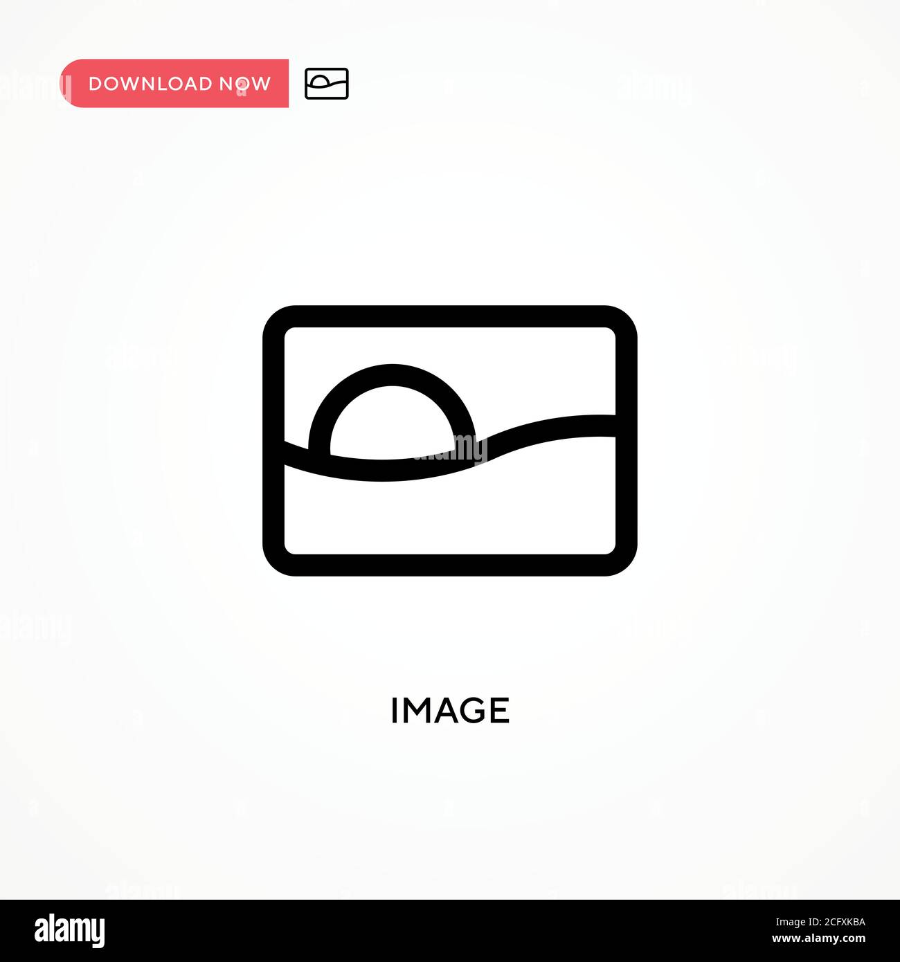 Image Simple vector icon. Modern, simple flat vector illustration for ...