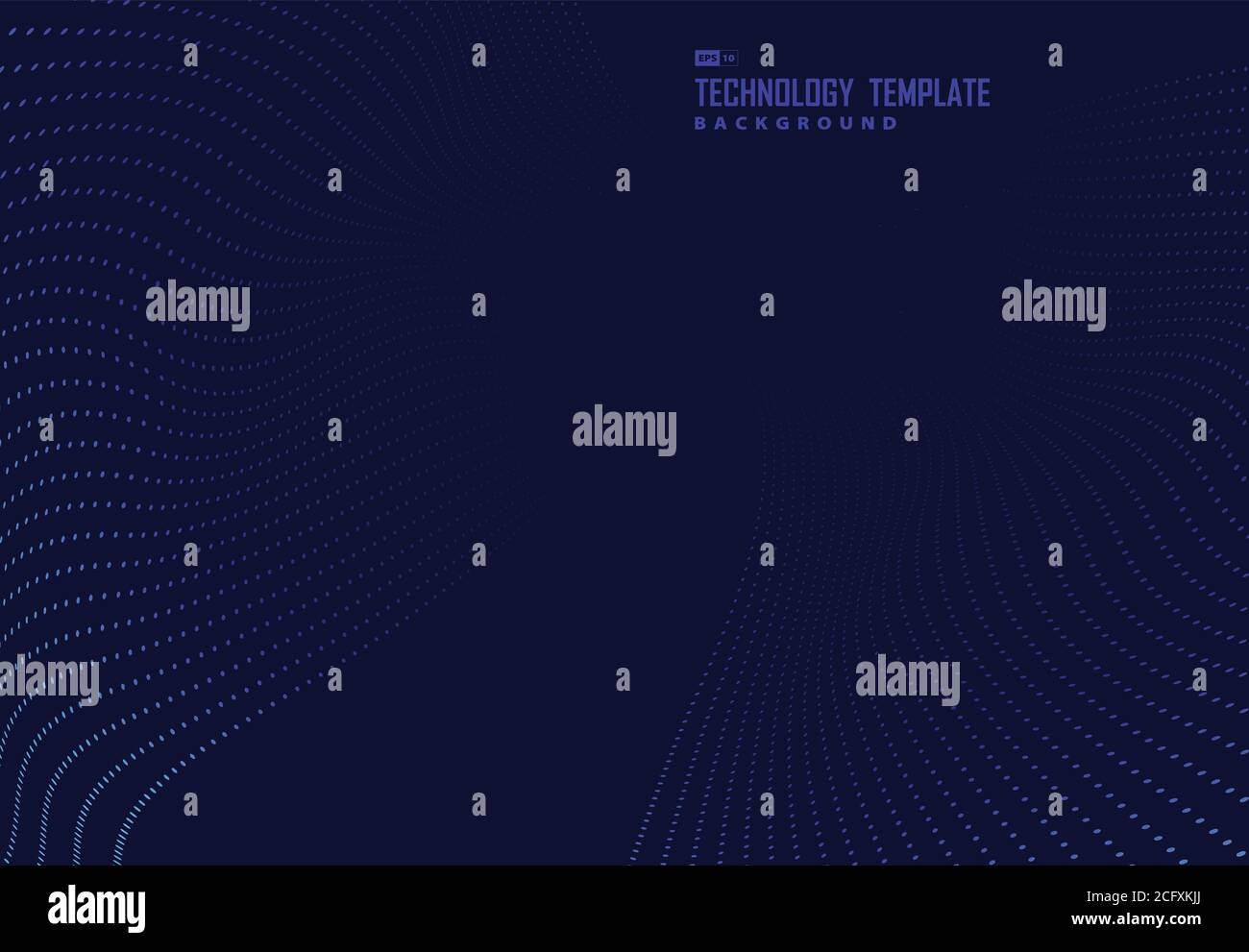Abstract dots pattern design of wavy technology artwork pattern ...