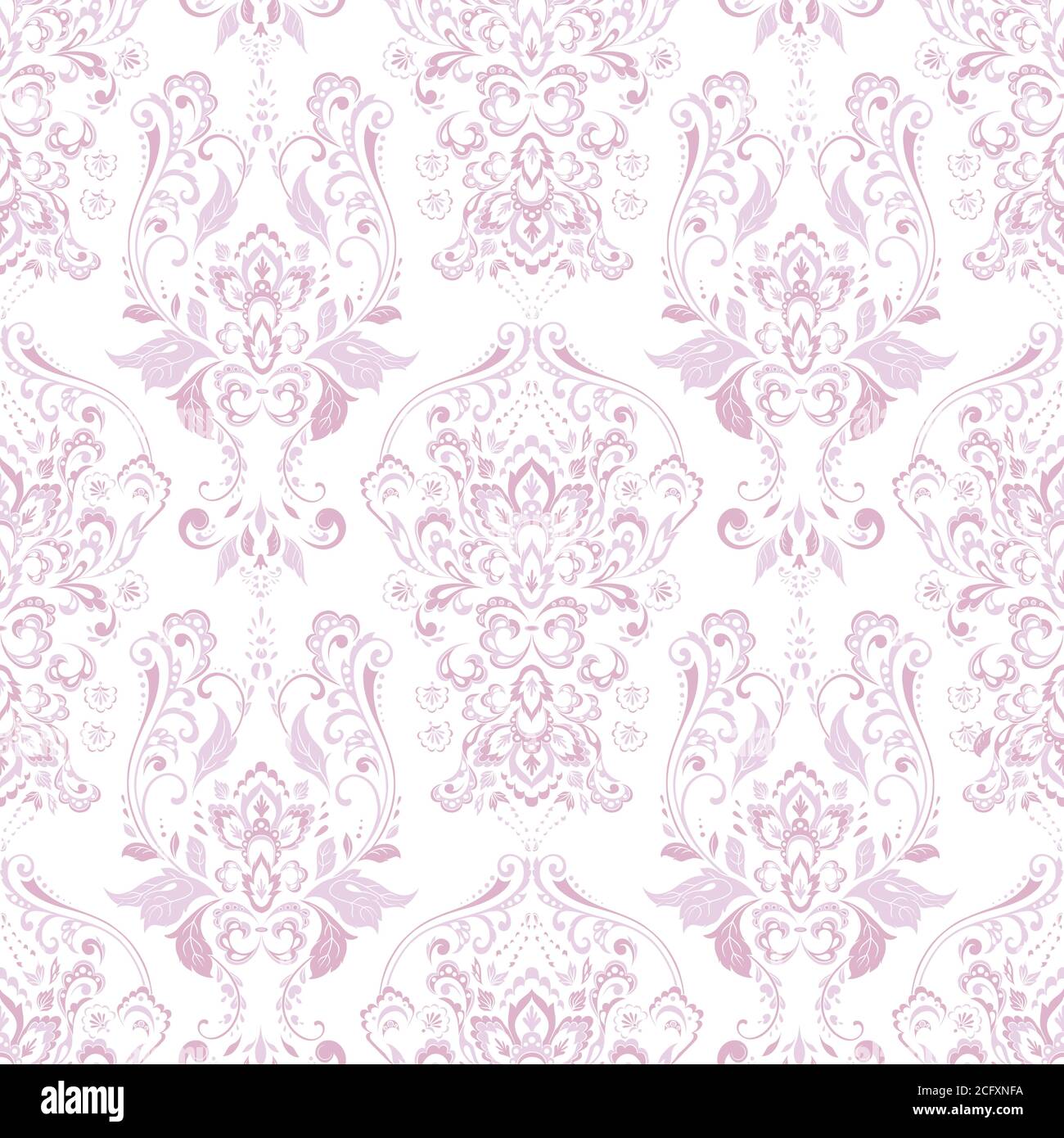 Floral vintage wallpaper. Vector seamless background Stock Vector Image