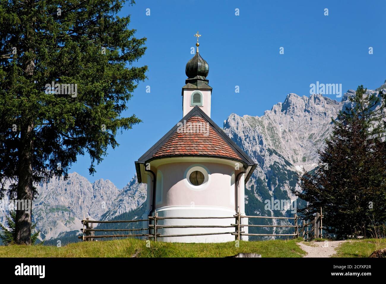 geography / travel, Germany, Bavaria, Lautersee, band at Lautersee, of Mittenwald, Upper Bavaria, Sout, Additional-Rights-Clearance-Info-Not-Available Stock Photo