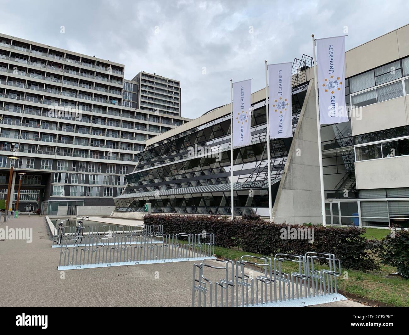 Tilburg university campus and buildings. Tilburg, North Brabant /  Netherlands Stock Photo - Alamy