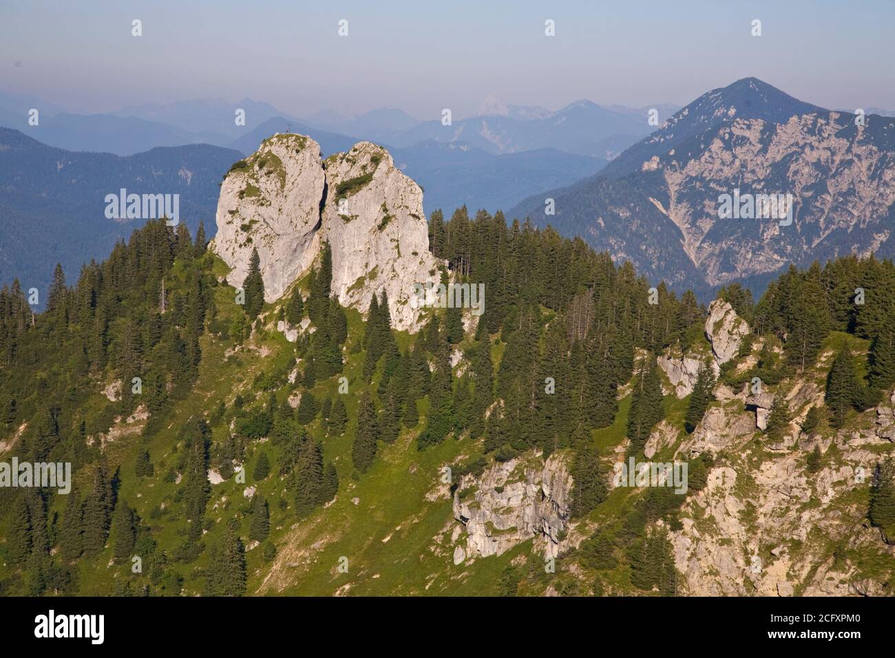 geography / travel, Germany, Bavaria, Oberammergau, view from Laber to ...