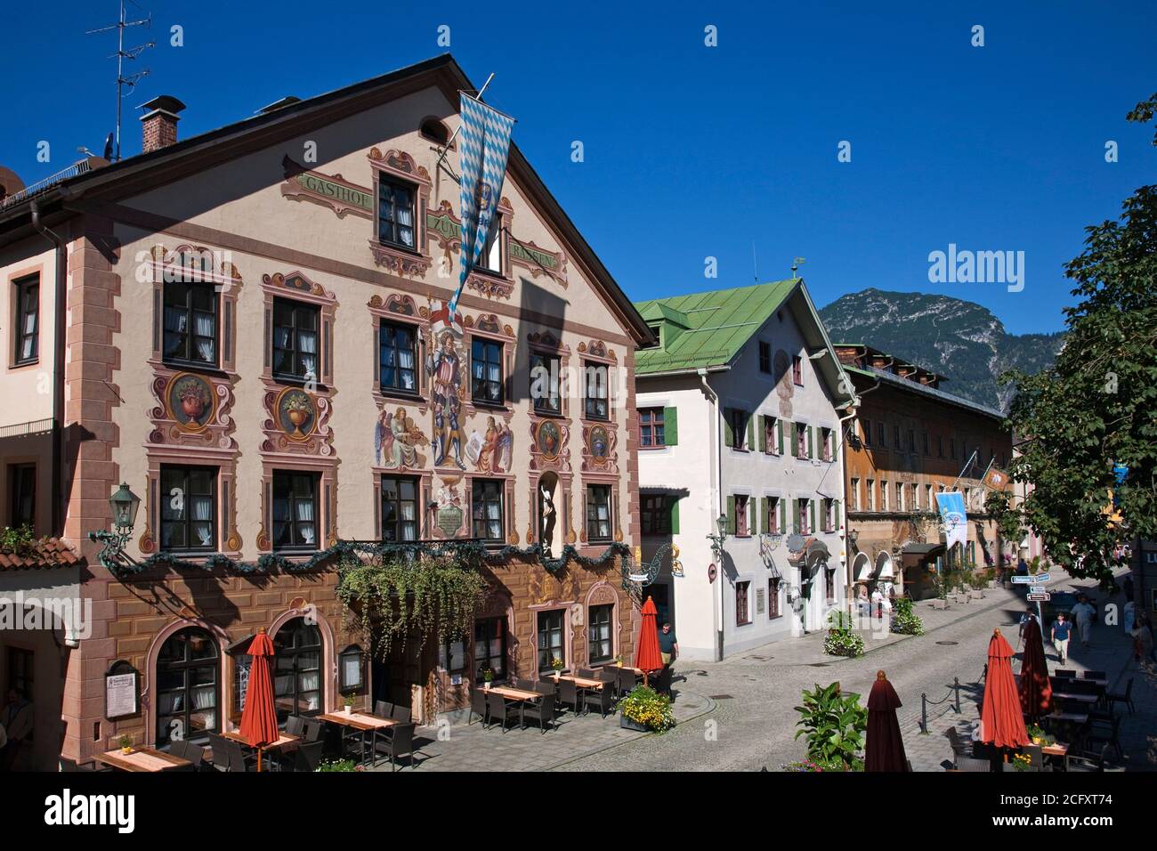 geography / travel, Germany, Bavaria, Upper Bavaria, Zugspitzland, Wetterstein mountain range, Wetters, Additional-Rights-Clearance-Info-Not-Available Stock Photo