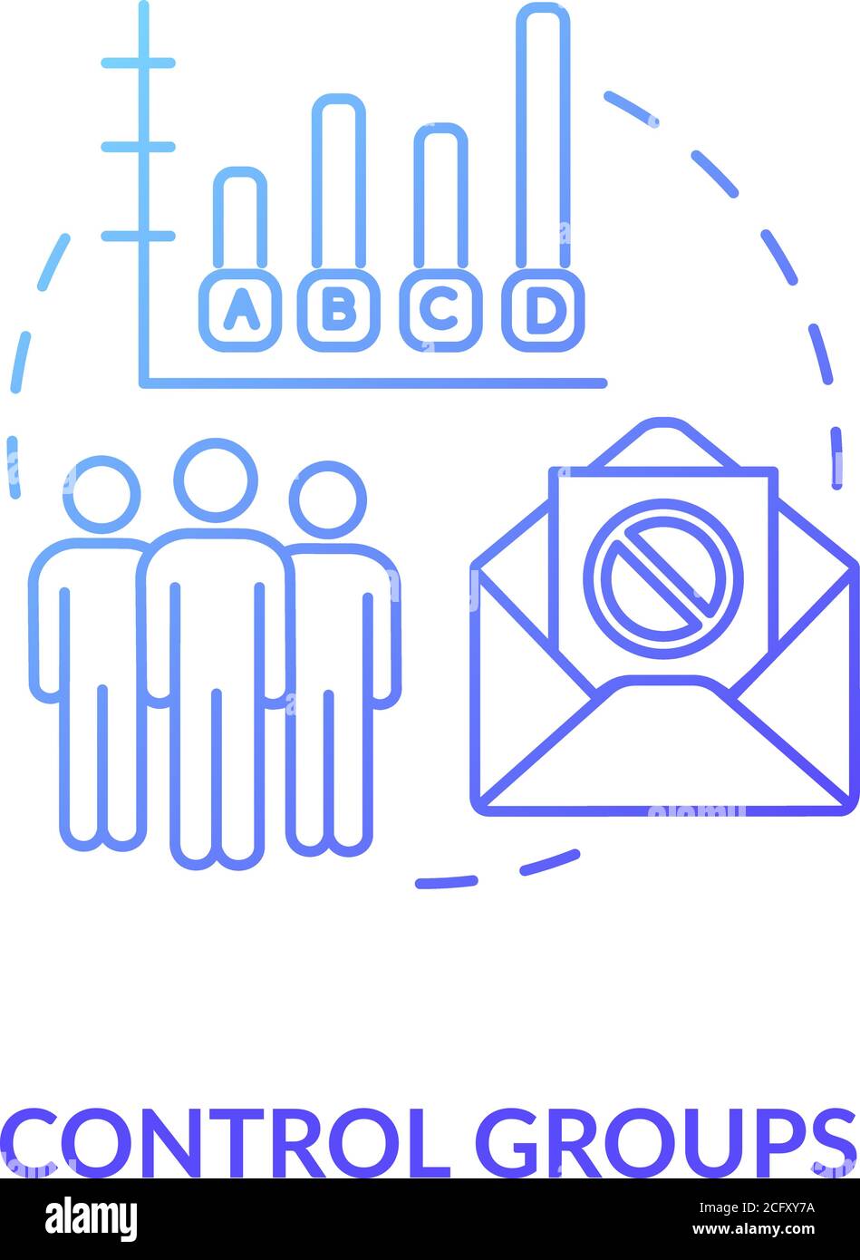 Control groups concept icon Stock Vector Image & Art - Alamy