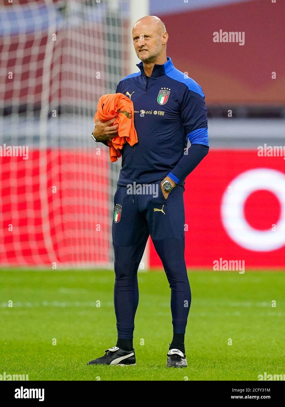 ZEIST, NETHERLANDS - SEPTEMBER 7: Attilio Lombardo of Italia before the nations league match between The Netherlands and Italy on september 7, 2020 in Zeist, The Netherlands.  *** Local Caption *** Attilio Lombardo Stock Photo