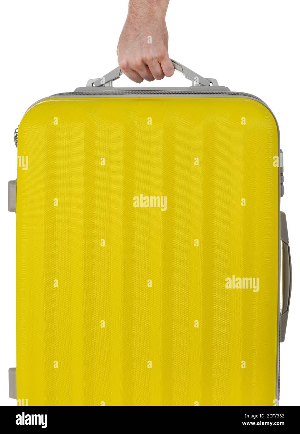 Hand carrying a suitcase Stock Photo Alamy