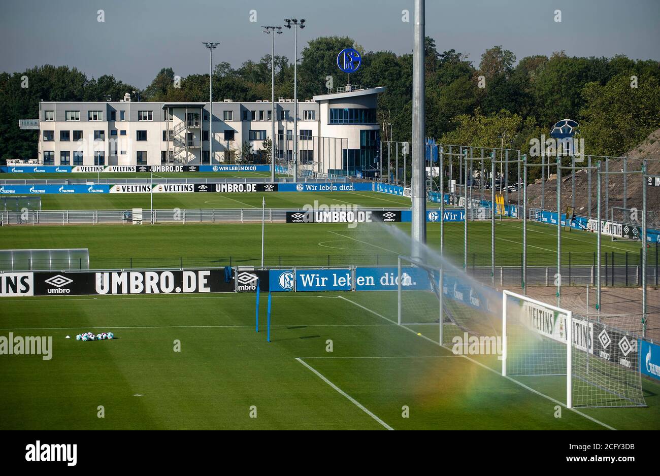 Gelsenkirchen, Deutschland. 02nd Sep, 2020. Feature, training ground GE with the office football 1. Bundesliga, training FC Schalke 04 (GE), on 02.09.2020 in Gelsenkirchen/Germany. ¬ | usage worldwide Credit: dpa/Alamy Live News Stock Photo