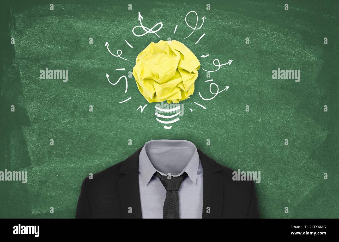 Light bulb drawing on blackboard hi-res stock photography and images ...