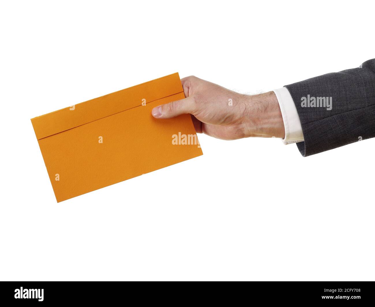 Human hand holding orange hi-res stock photography and images - Alamy