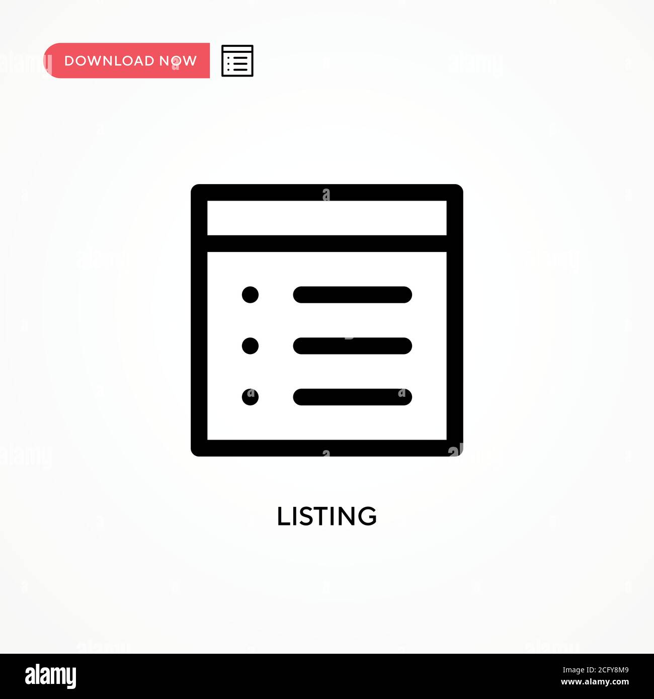 Plan listing Stock Vector Images - Alamy