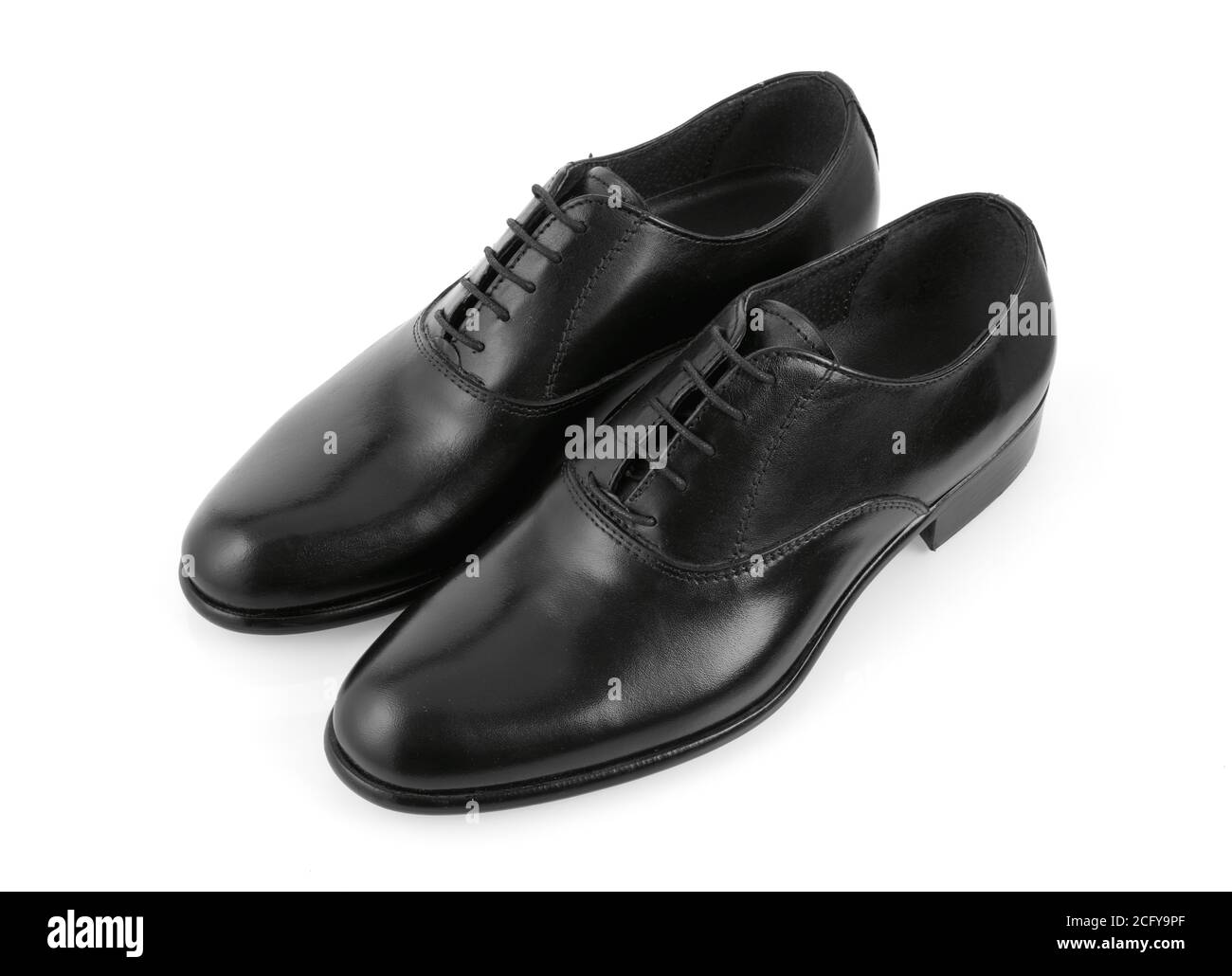 Men dress shoes isolated on white Stock Photo Alamy