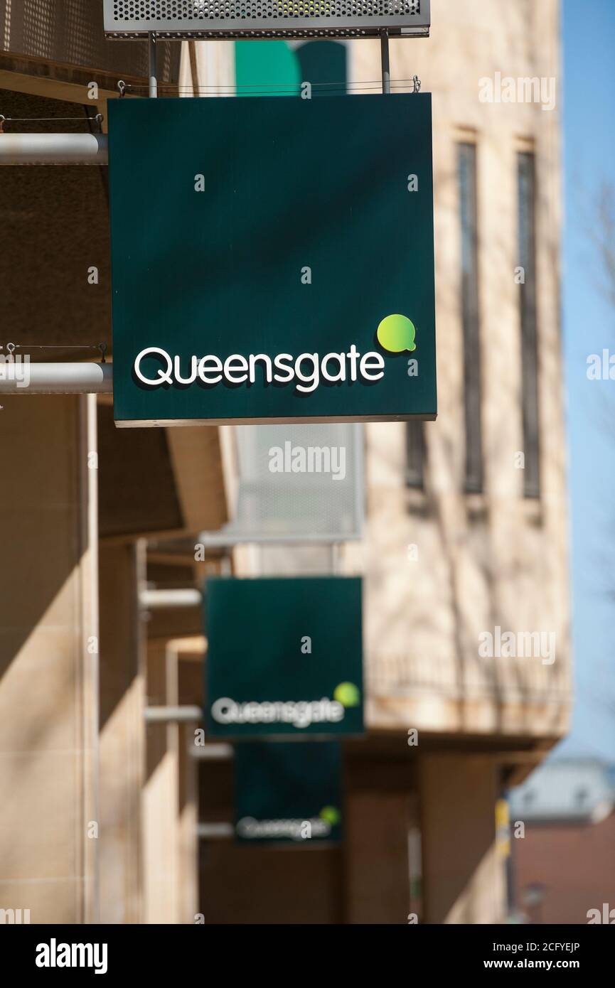 Queensgate shopping centre in the cathedral city of Peterborough