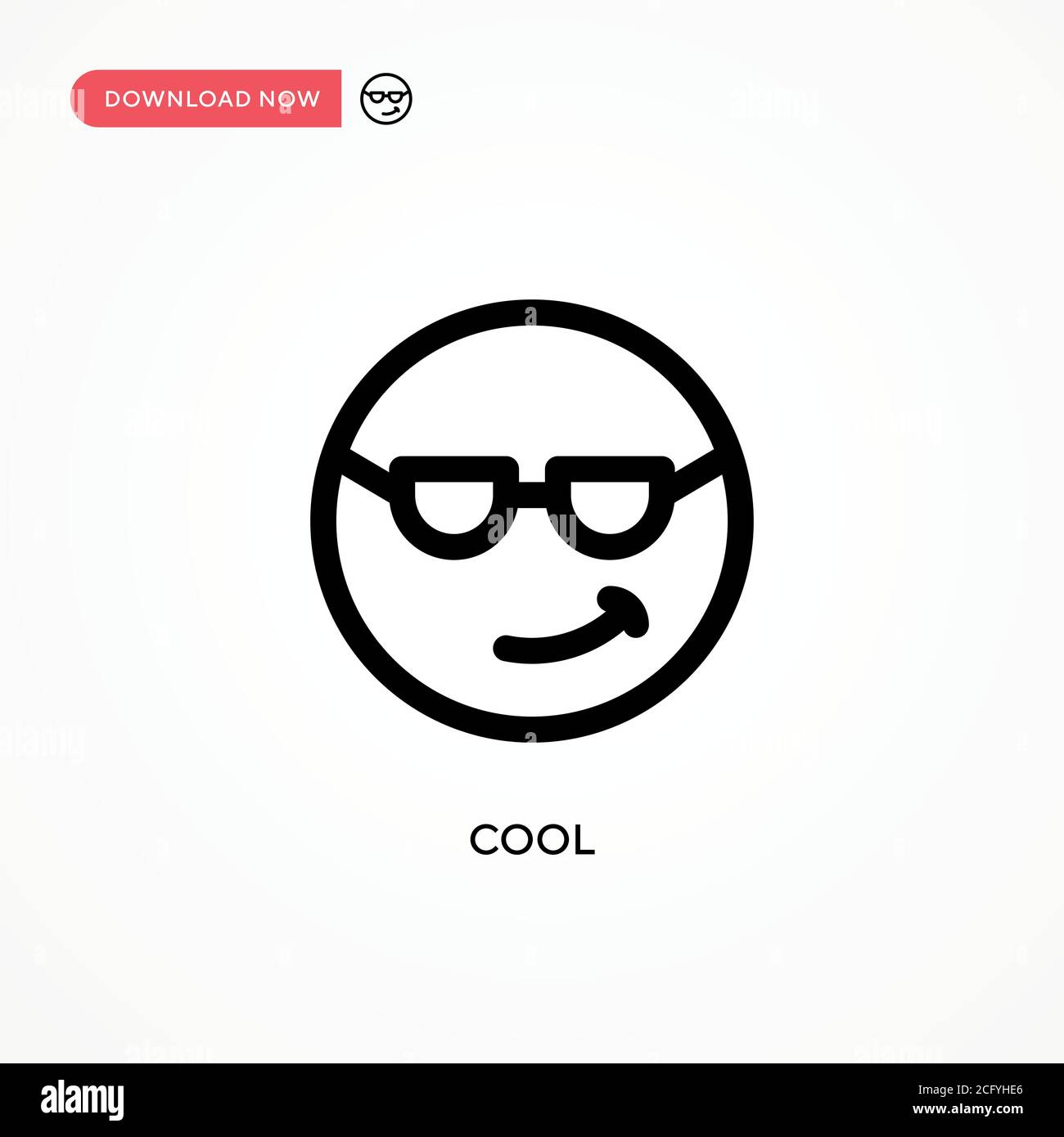 Cool Simple vector icon. Modern, simple flat vector illustration for ...