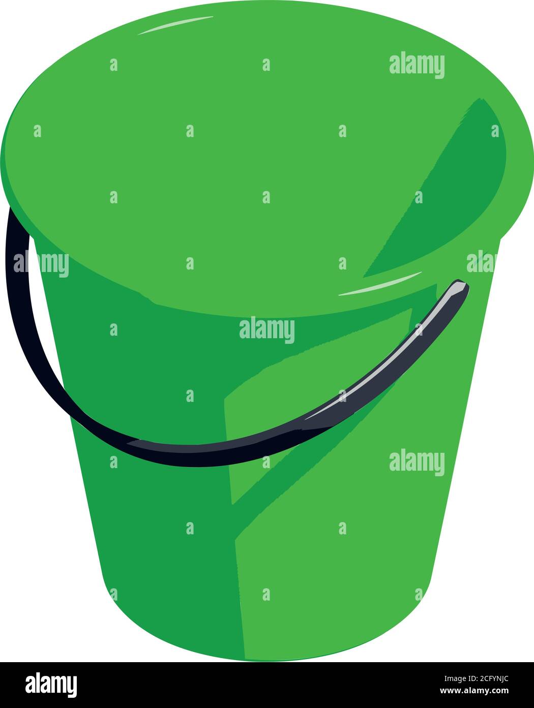 Bucket cleaner icon. Isometric of bucket cleaner vector icon for web ...