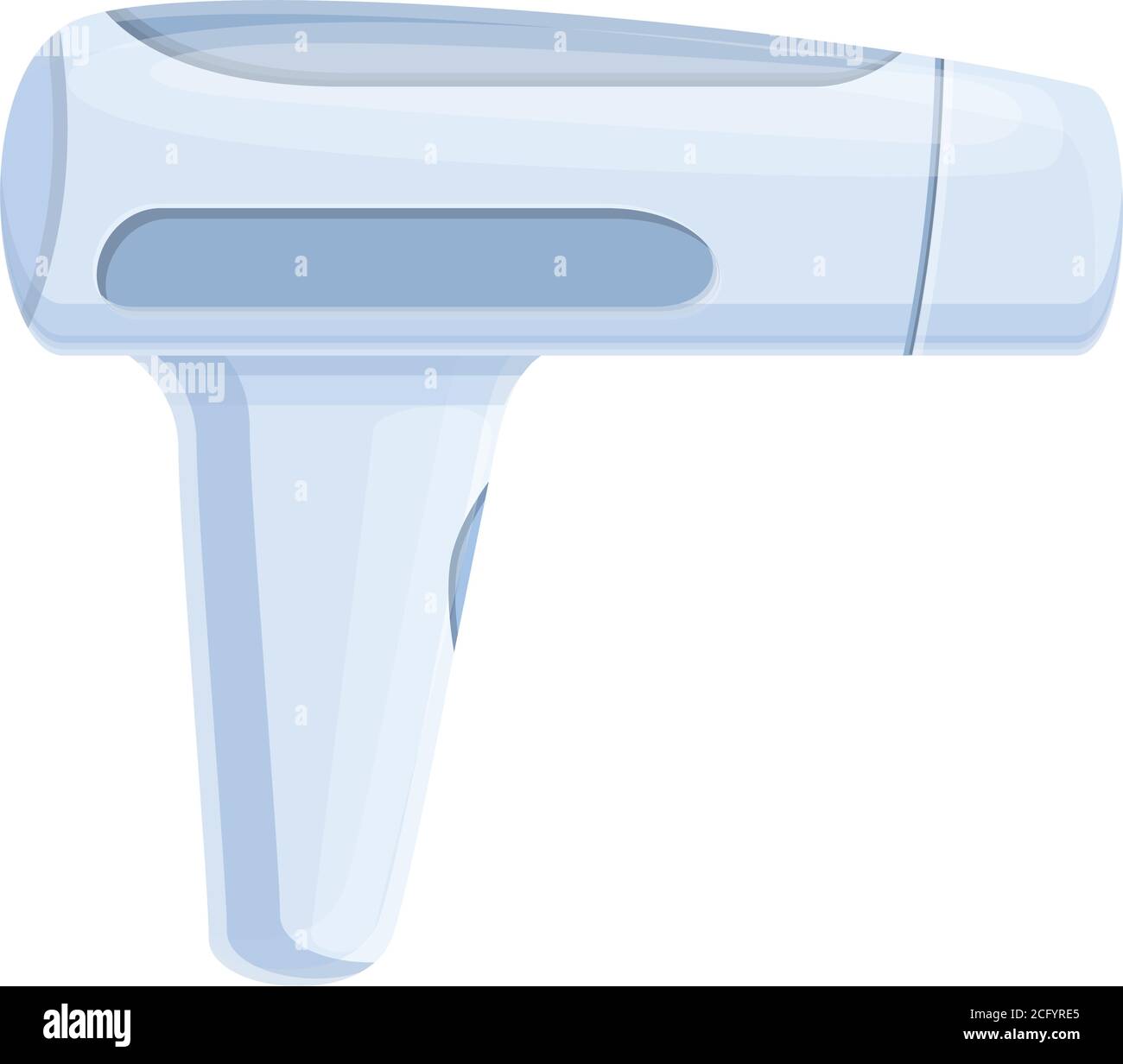 Pistol laser hair removal icon. Cartoon of pistol laser hair removal