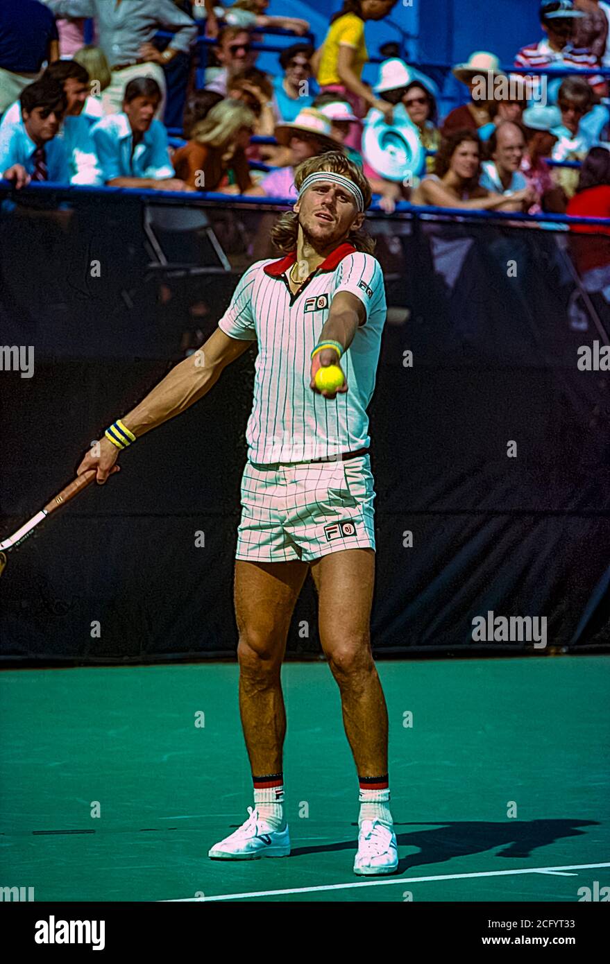 Bjorn Borg (SWE) competing at the 1978 US Open Tennis Stock Photo - Alamy