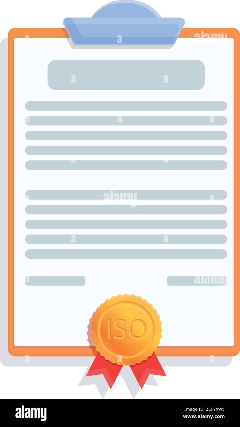 Test standard icon. Cartoon of test standard vector icon for web design ...