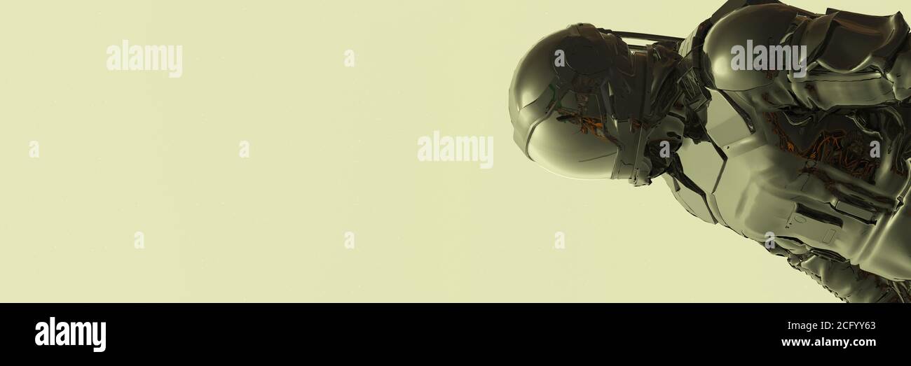 3d illustration of astronaut floating in space Stock Photo - Alamy