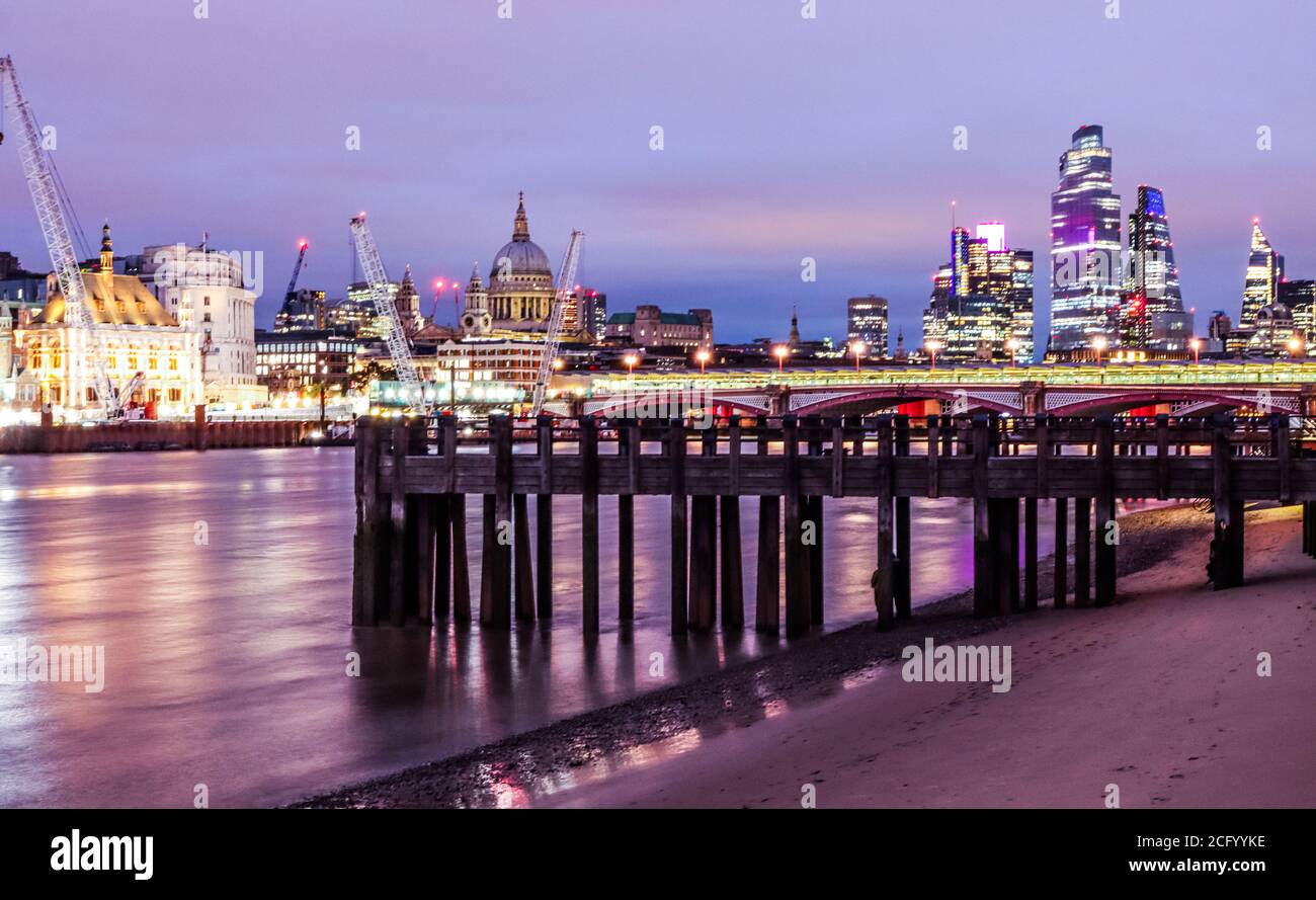 London Night Time Stock Photo