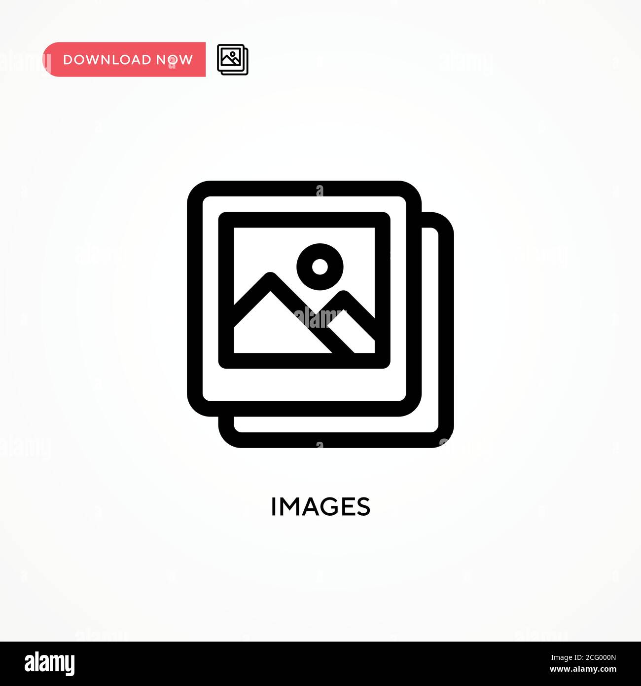 Images Simple vector icon. Modern, simple flat vector illustration for web site or mobile app Stock Vector