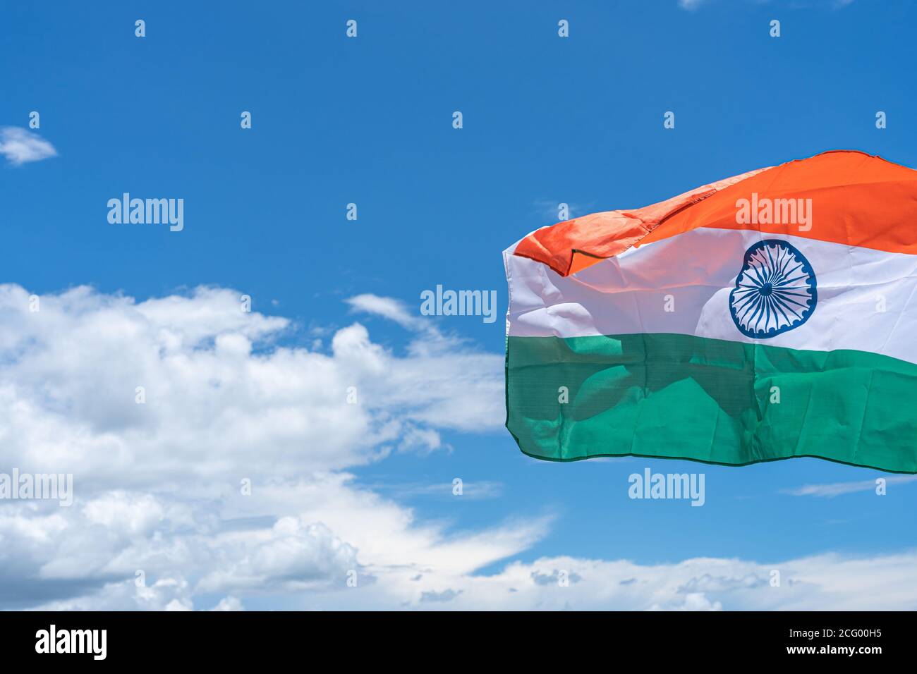 India vector flag waving hi-res stock photography and images - Alamy