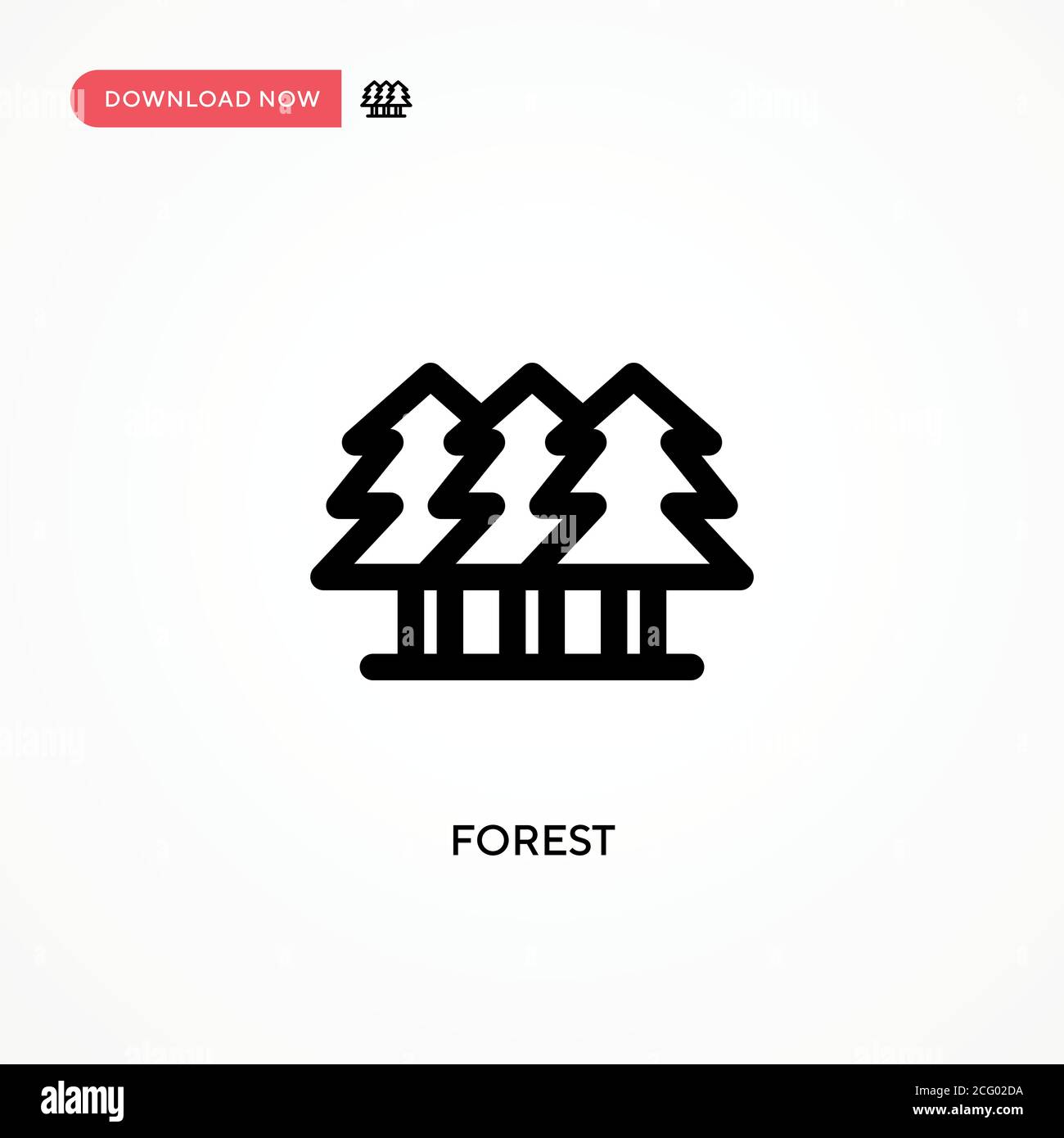 Mysterious forrest Stock Vector Images - Alamy