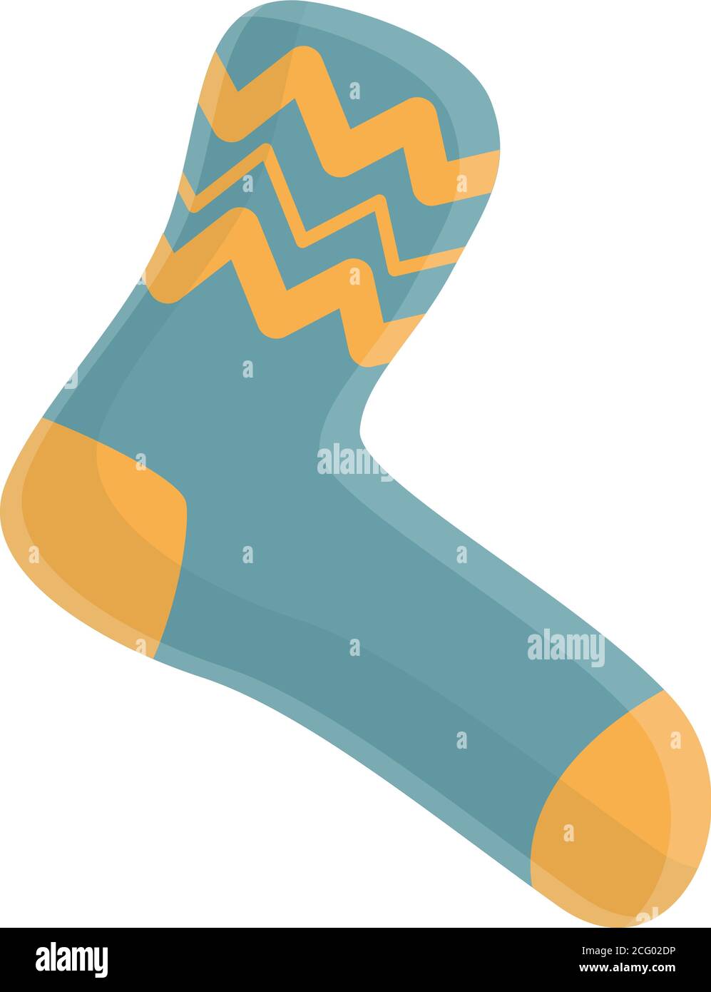 Cotton sock icon. Cartoon of cotton sock vector icon for web design ...