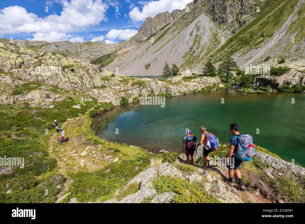 France Alpes Maritimes Mercantour National Park Hiking Lakes Vens 