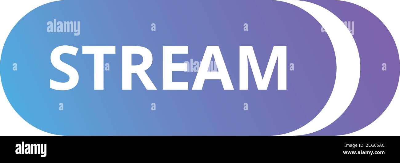 Live stream red ribbon Stock Vector Images - Alamy