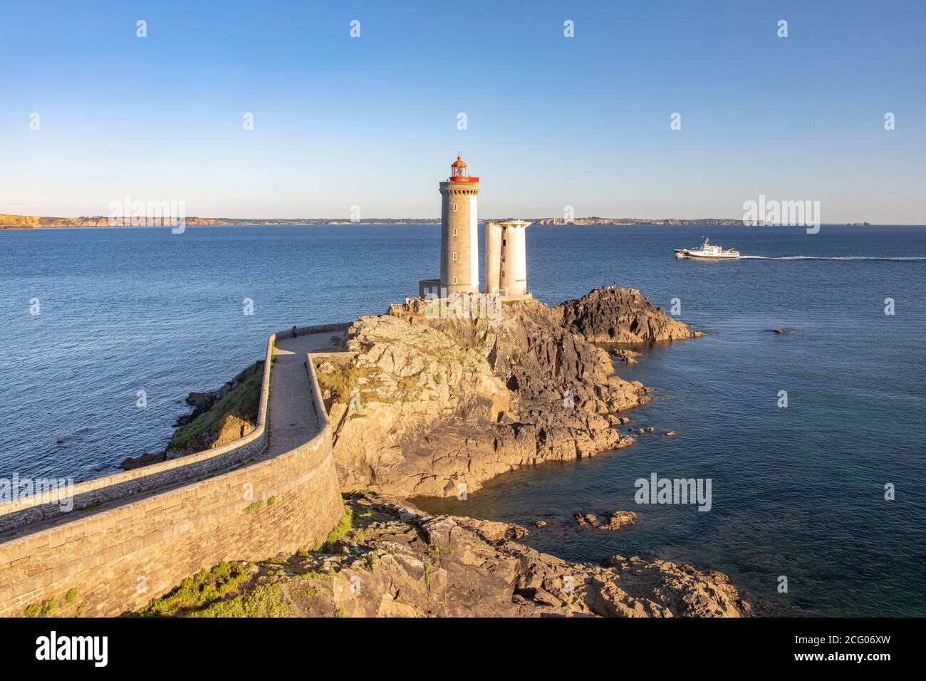 France, Finistere, Iroise Sea, Goulet de Brest, Plouzane, Pointe du