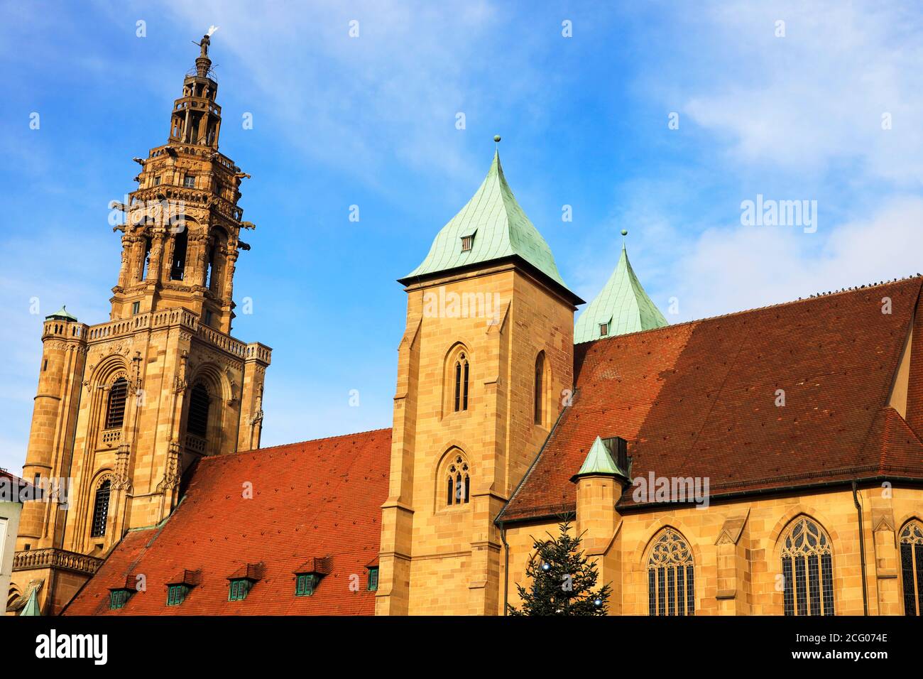 The historical God Tower, Götzenturm, in Heilbronn, Baden-Württemberg, Germany, Europe Stock Photo