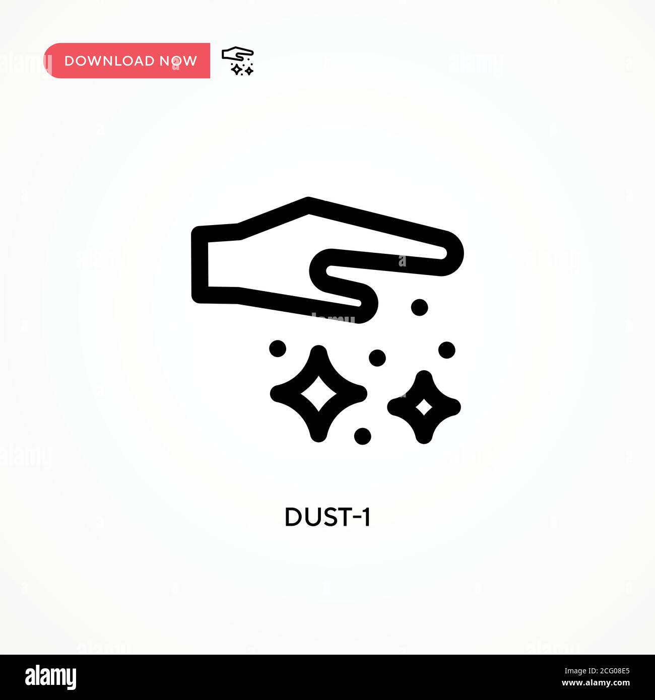 Dust-1 Simple vector icon. Modern, simple flat vector illustration for ...