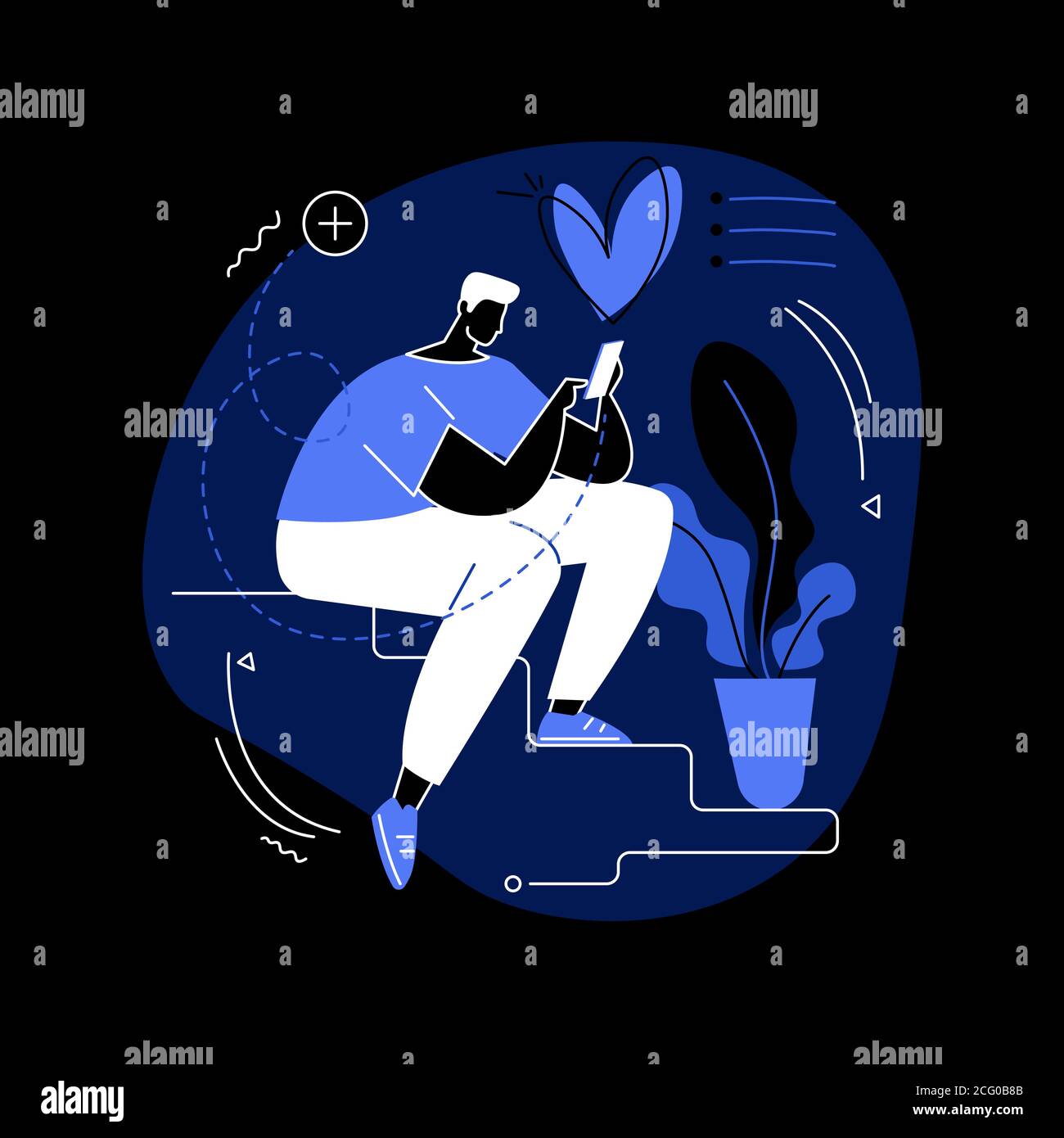 Wishlist abstract concept vector illustration Stock Vector Image & Art