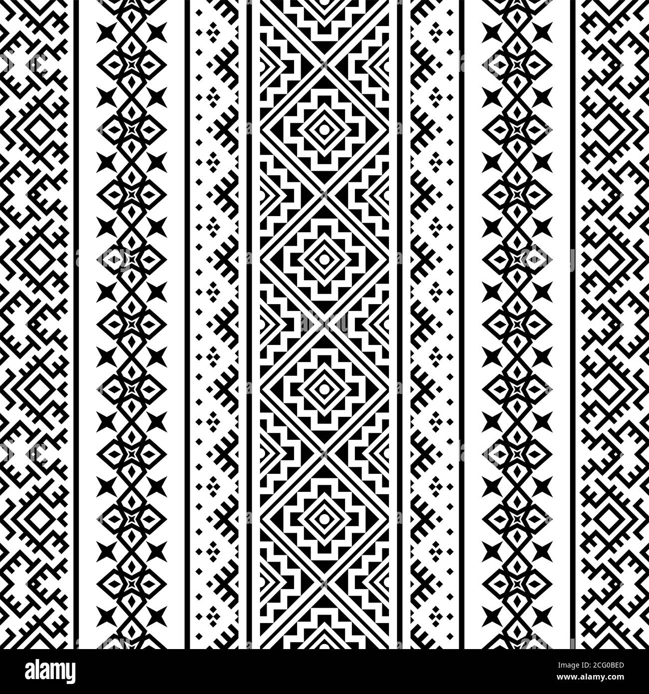 Traditional background of seamless ethnic pattern motif design ...