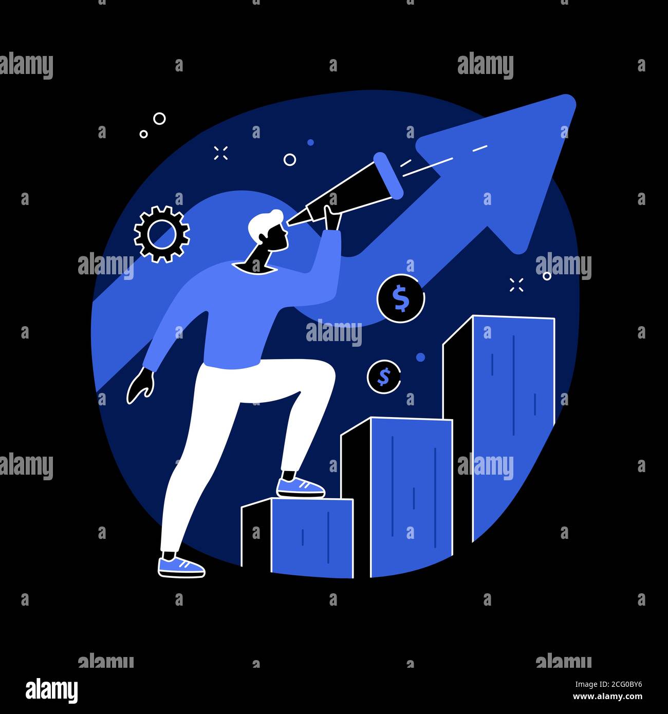 Career advice abstract concept vector illustration Stock Vector Image ...