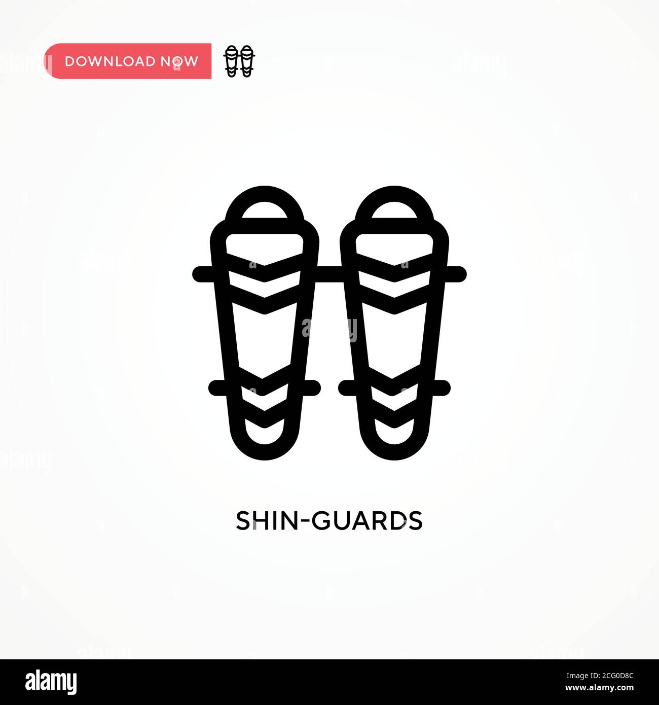 Shin guards icon hires stock photography and images Alamy