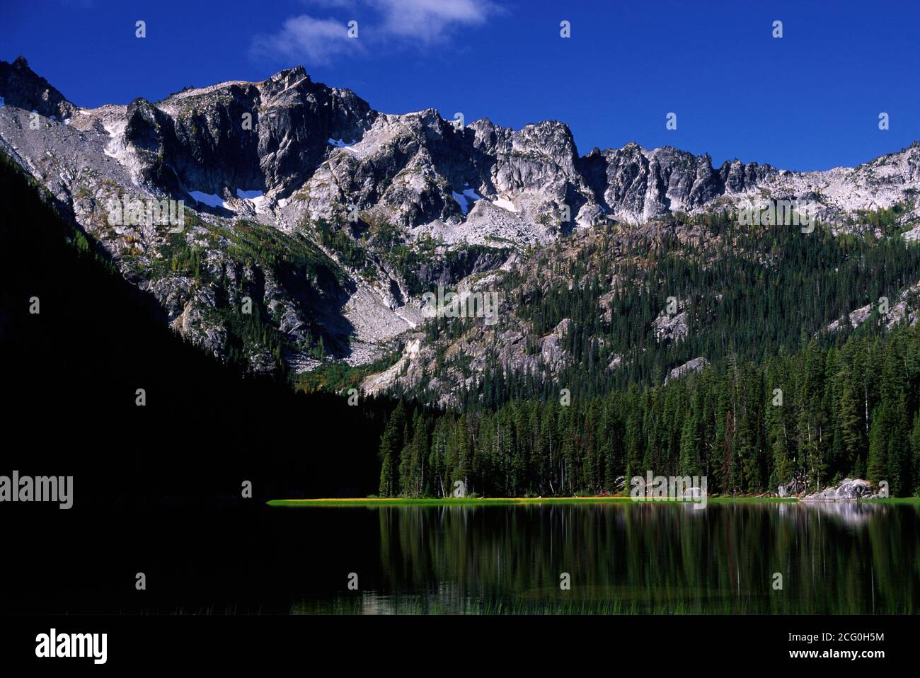 Lake Stuart & Jack Ridge, Alpine Lakes Wilderness, Wenatchee National Forest, Washington Stock Photo