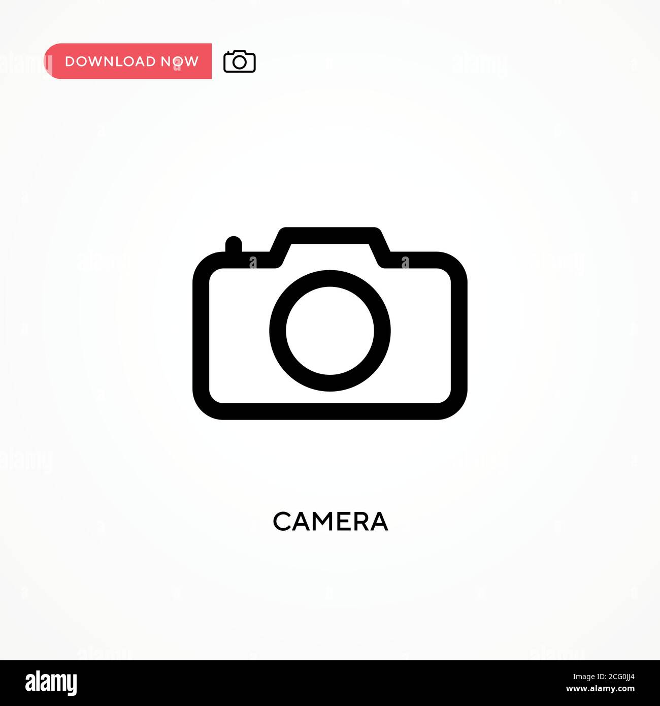 Camera Simple vector icon. Modern, simple flat vector illustration for ...