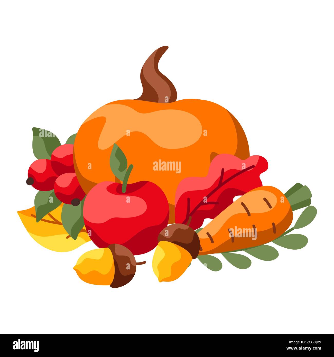 Happy Thanksgiving Day illustration Stock Vector Image & Art - Alamy