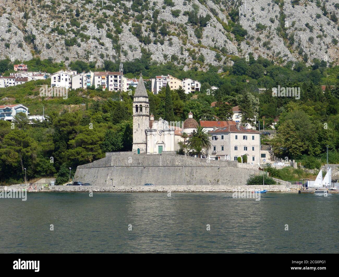 Perast Town In Boka Kororska Bay Montenegro Historical Perast On perast-town-in-boka-kororska-bay-montenegro-historical-perast-on