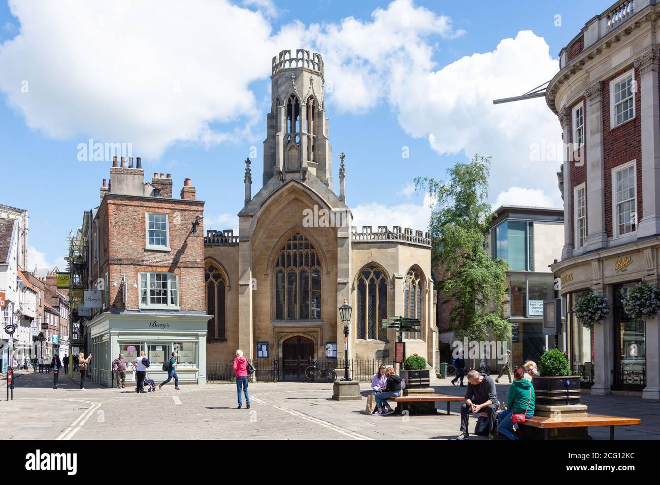 St Helen Stonegate Church, St Helen's Square, York, North Yorkshire, England, United Kingdom Stock Photo