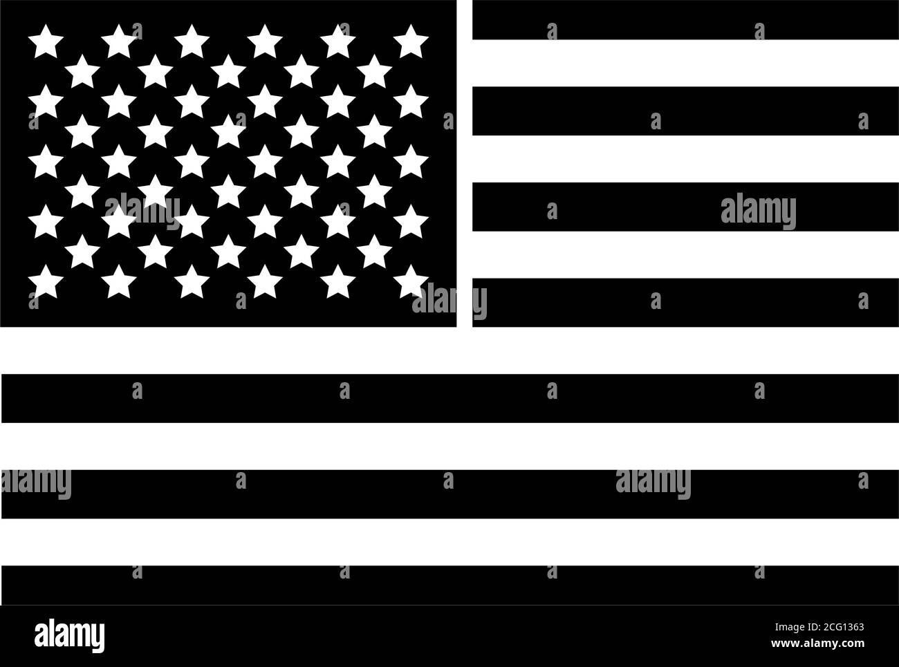 usa flag icon over white background,silhouette style, vector ...